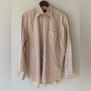 Como Sport Men’s Shirt Long Sleeve Button up, Size L, Made in Italy